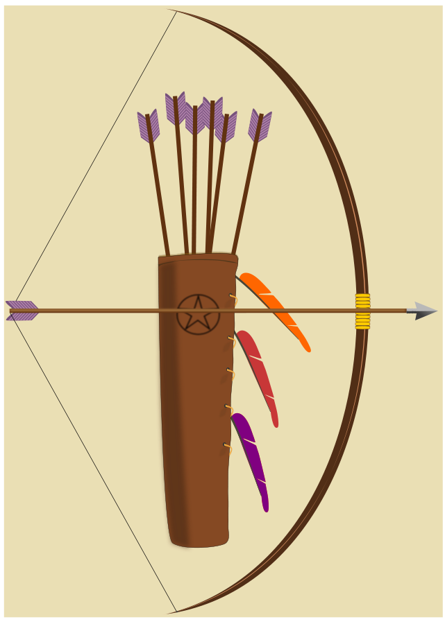 archery quiver clipart png