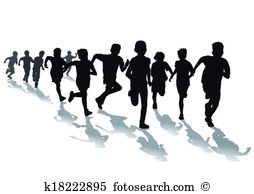 Foot race Clip Art and Illustration. 349 foot race clipart vector.