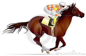 Race Horse Clip Art.