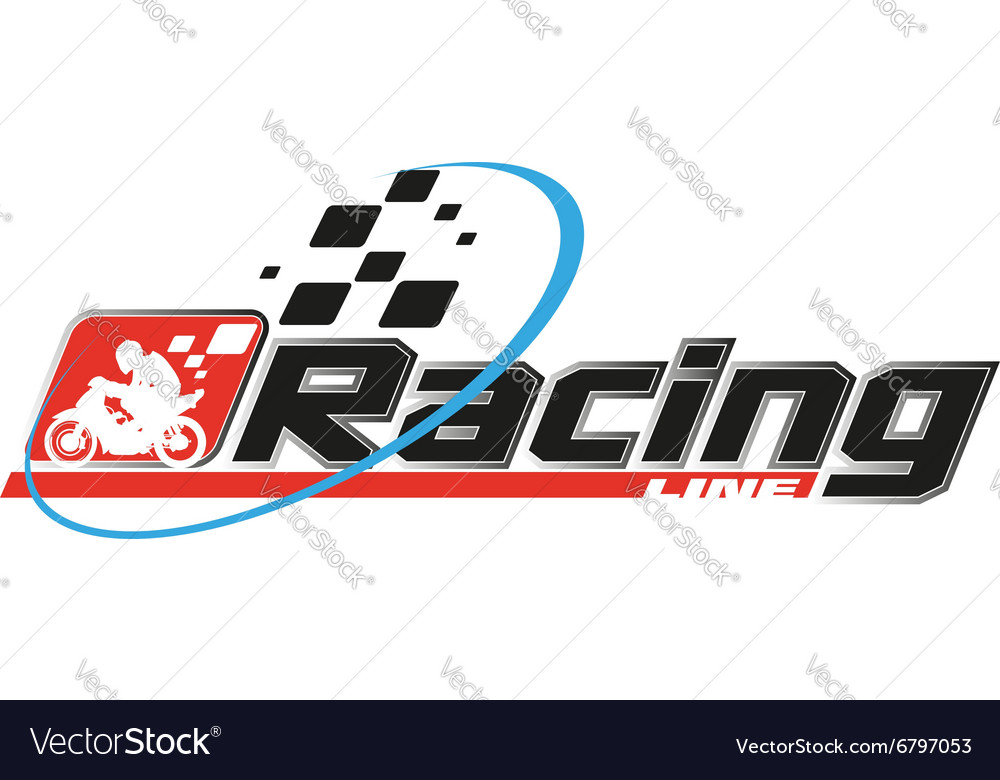 Motor racing logo event.