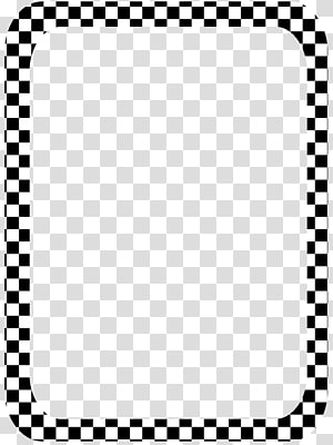 Car Auto racing Racing flags , Checkered Border transparent.