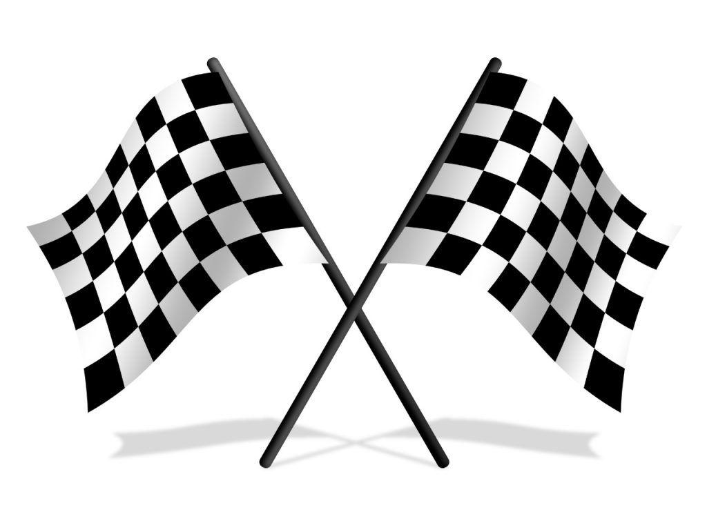 Racing Flags Clip Art.
