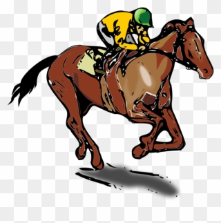 Free PNG Race Horse Clip Art Download.