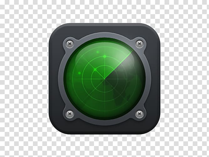 Scanner Radar Icon, Radar scanner transparent background PNG.