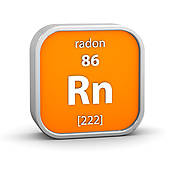 Stock Illustration of Radon material sign k14094675.
