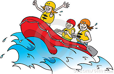 River raft clipart.