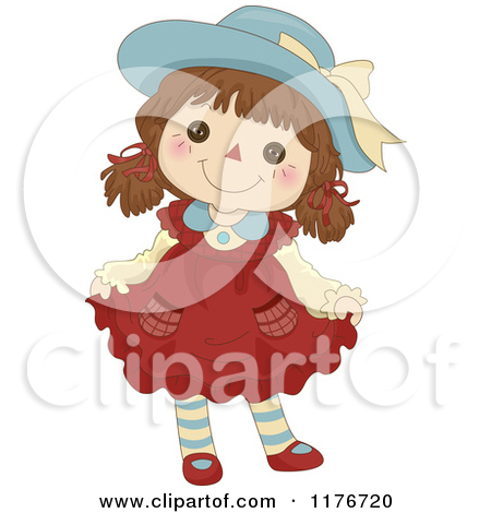Cute Rag Doll Clipart.