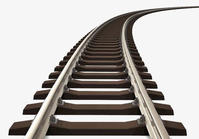 Railroad Rail Track, Railway, Rail, Track PNG Transparent.