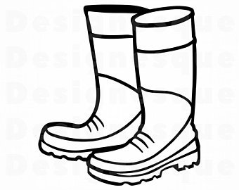 rain boot clipart black and white 10 free Cliparts | Download images on ...