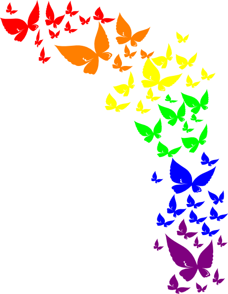 Download rainbow butterfly clipart 20 free Cliparts | Download ...