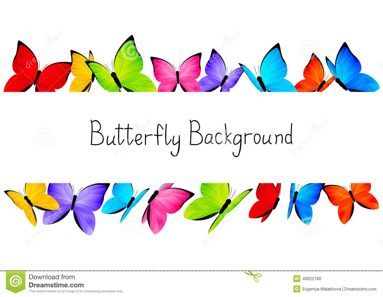 Butterfly Clipart Border Design At Mazie Samuel Blog