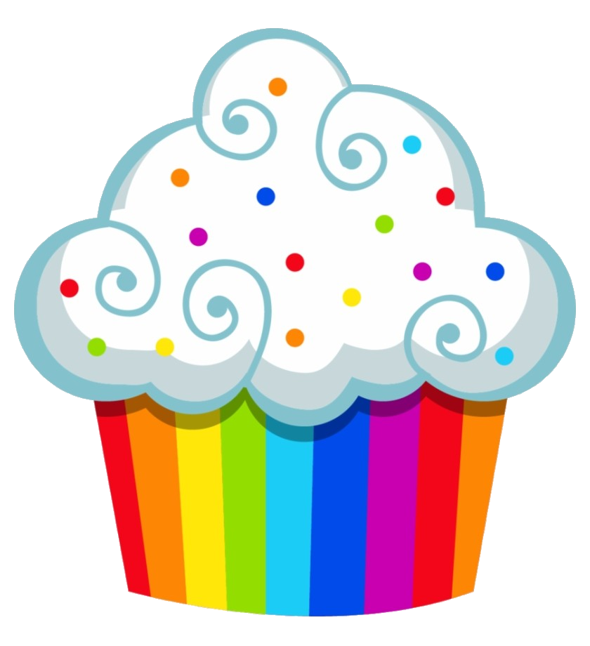 Cupcake Rainbow Cake Clipart Cupcakes Clip Art Within Png.