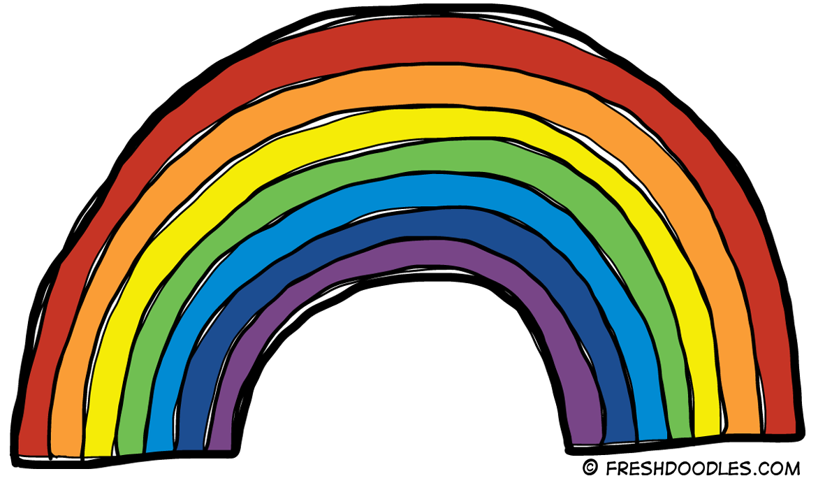 Rainbow Clipart For Kids.