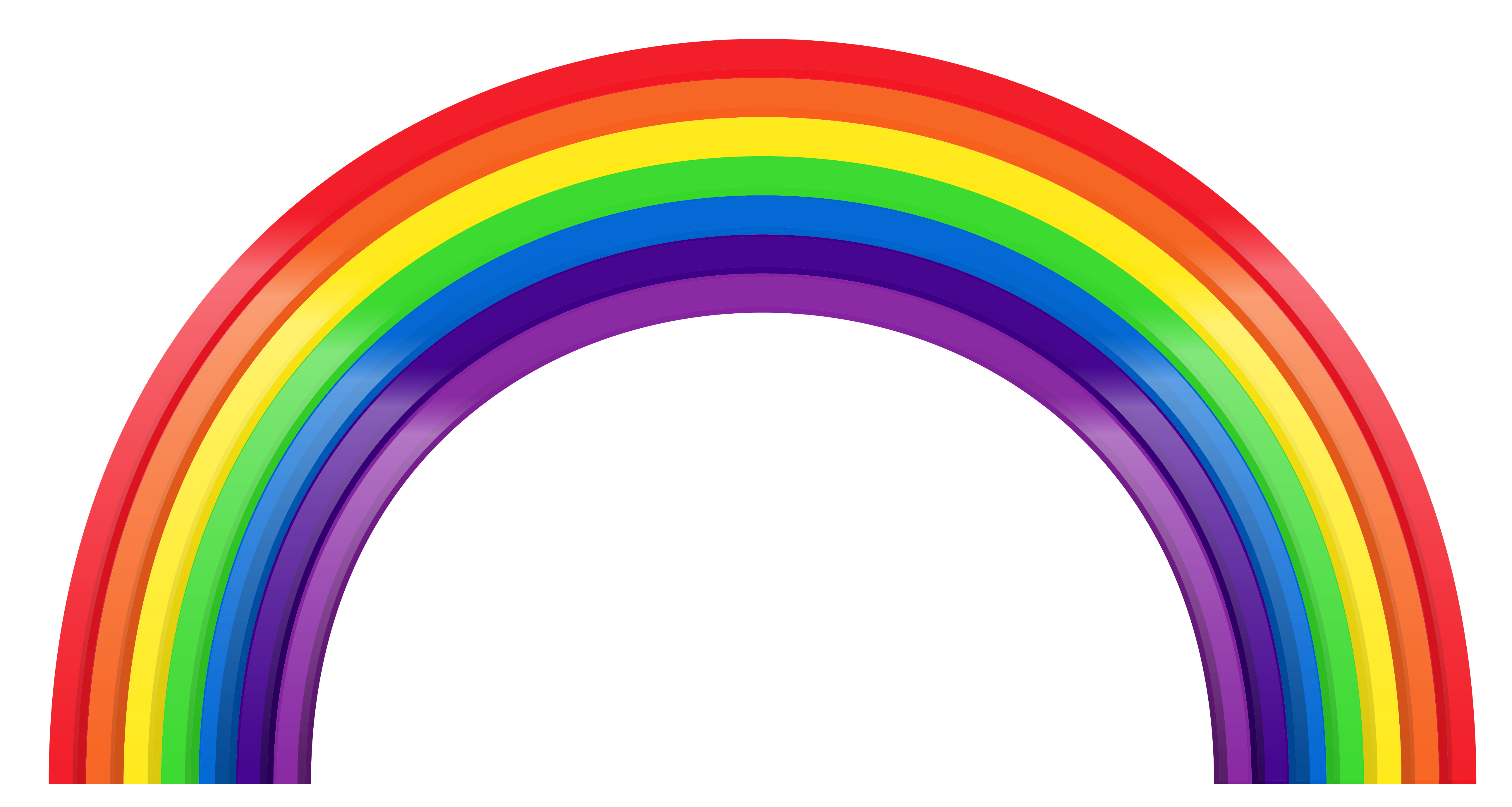 Large Rainbow Transparent PNG Clipart.