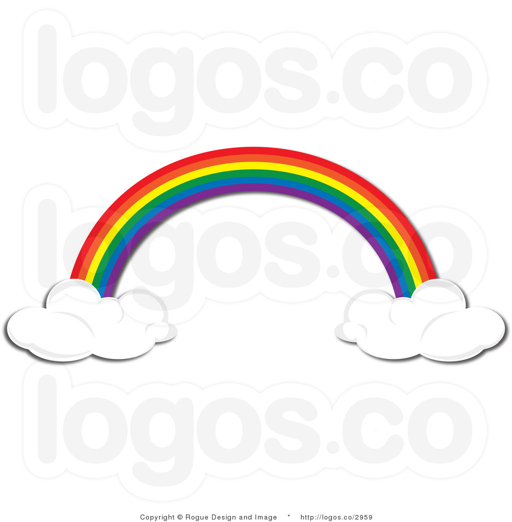 Free Clipart Rainbow Clouds.