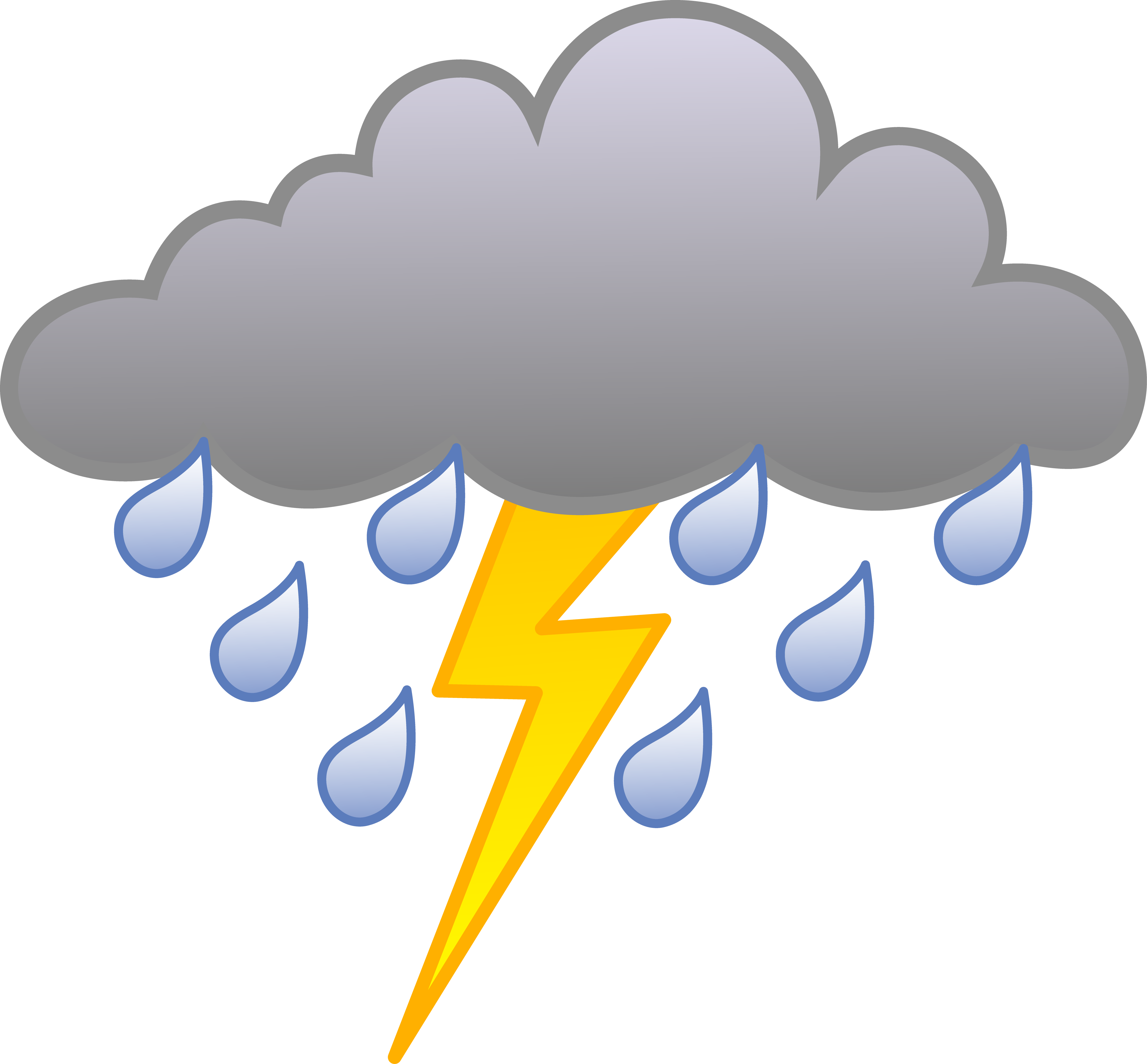 Free Rain And Cloud, Download Free Clip Art, Free Clip Art.