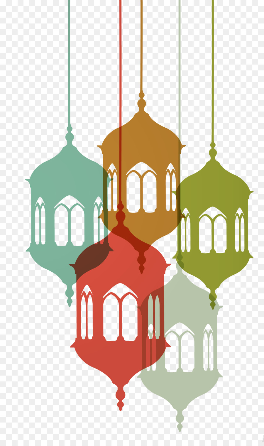 Eid Mubarak Lantern png download.