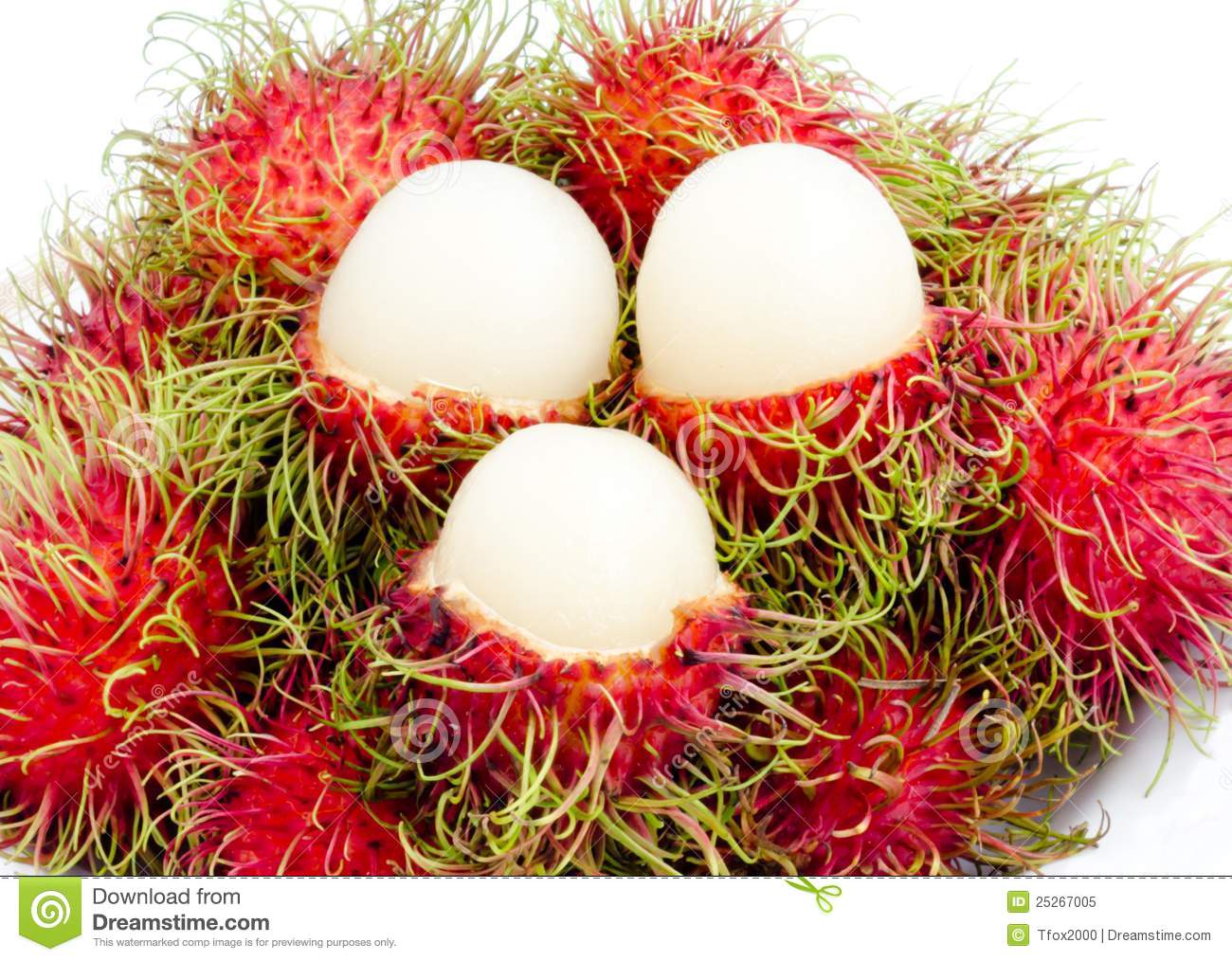 Fruit Thai Rambutan Royalty Free Stock Photo. Fruit Thai Rambutan Royalty Free Stock Photo.