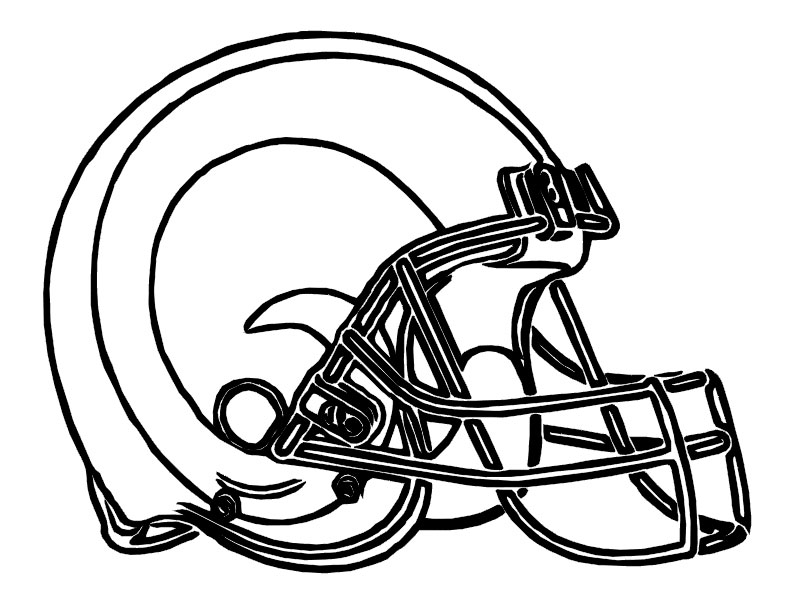 Rams Football Coloring Pages.
