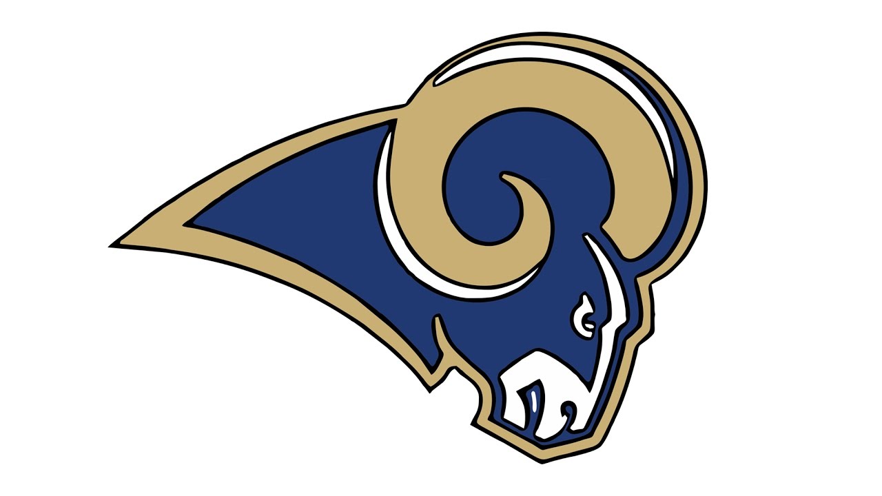 How to Draw the Los Angeles Rams Logo (NFL).