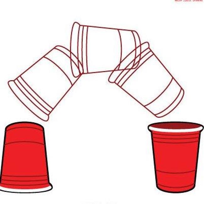 Flip Cup Clip Art.