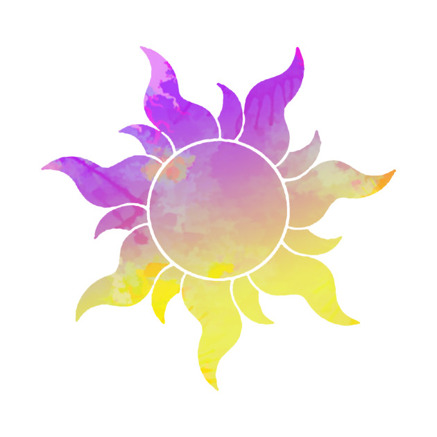 rapunzel sun symbol tattoo