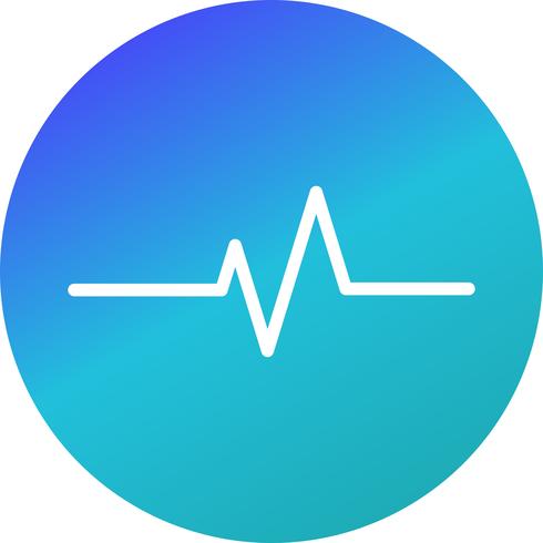 Vector Pulse Rate Icon.