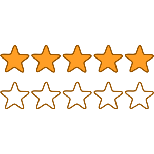 5 Star Rating Clipart.