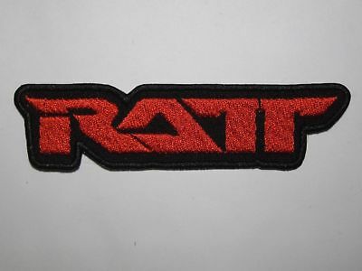 RATT logo embroidered NEW patch glam metal hard rock.