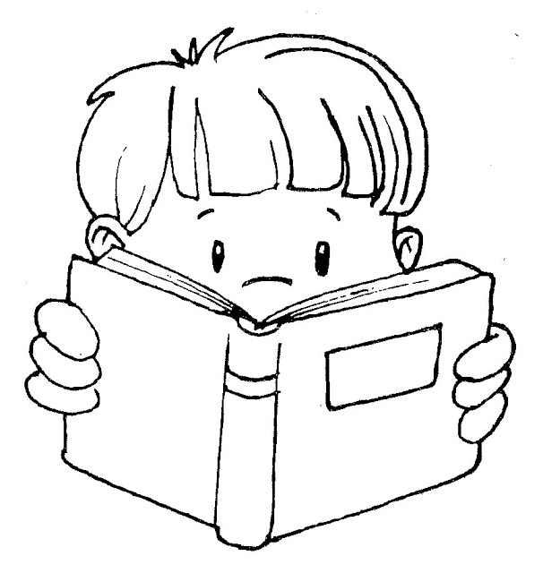 boy reading black and white clipart 20 free Cliparts 