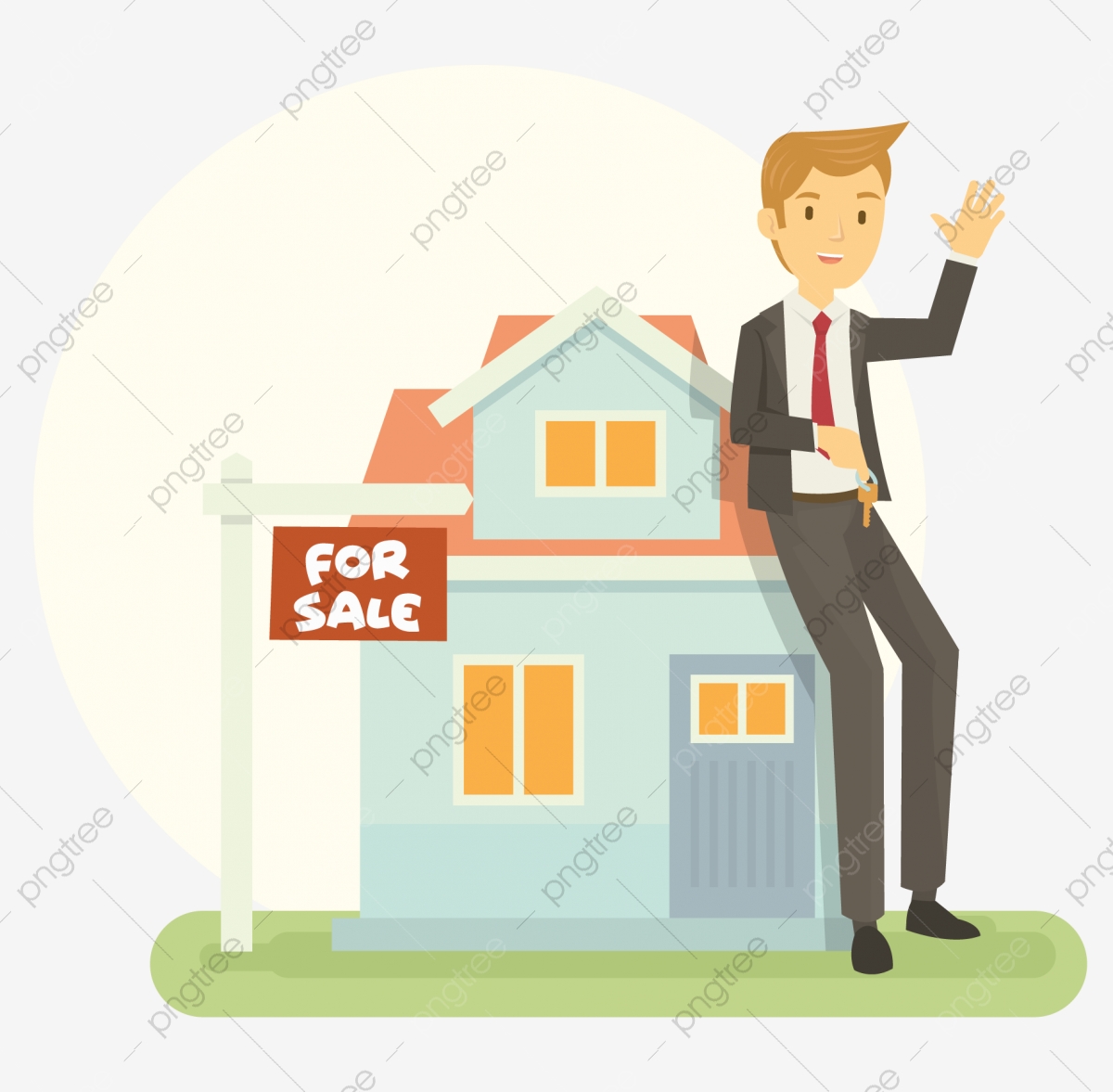 Real Estate Agent, House, Estate, Home PNG and Vector with.