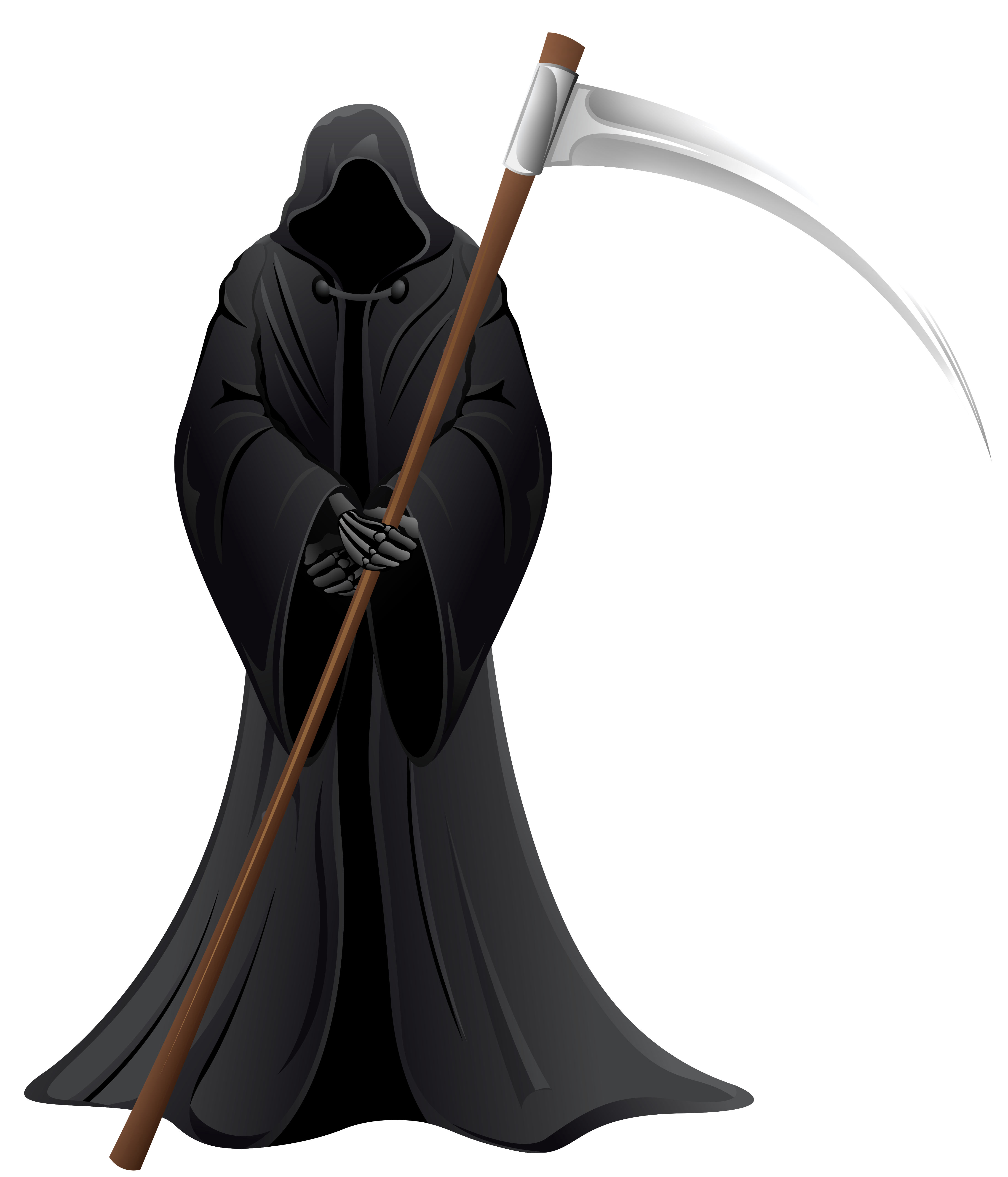 Grim Reaper PNG Vector Clipart.