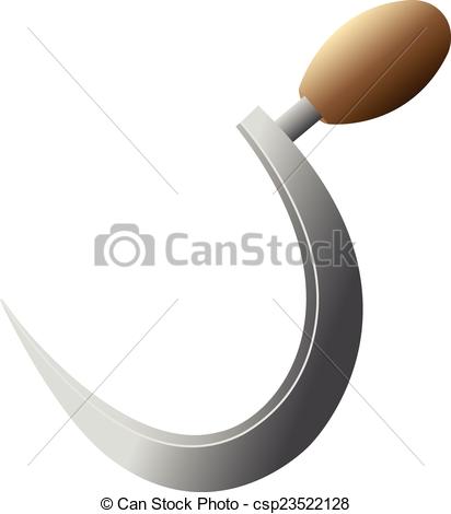 Vector Illustration of Sickle.