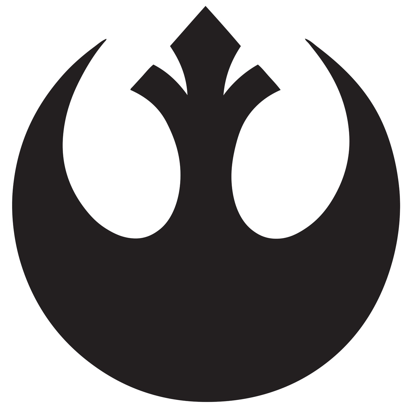 star wars rebellion logo silhoutte
