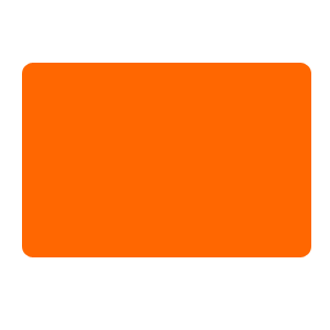 Orange rectangle clip art.