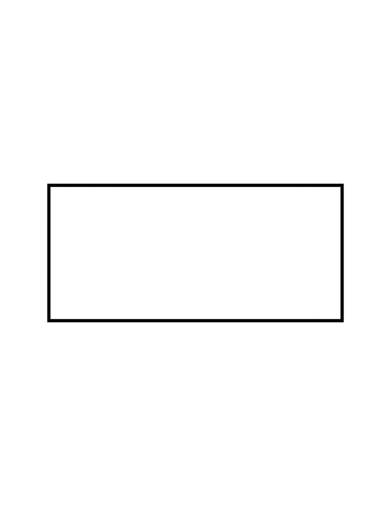 Rectangle Black And White Clipart.