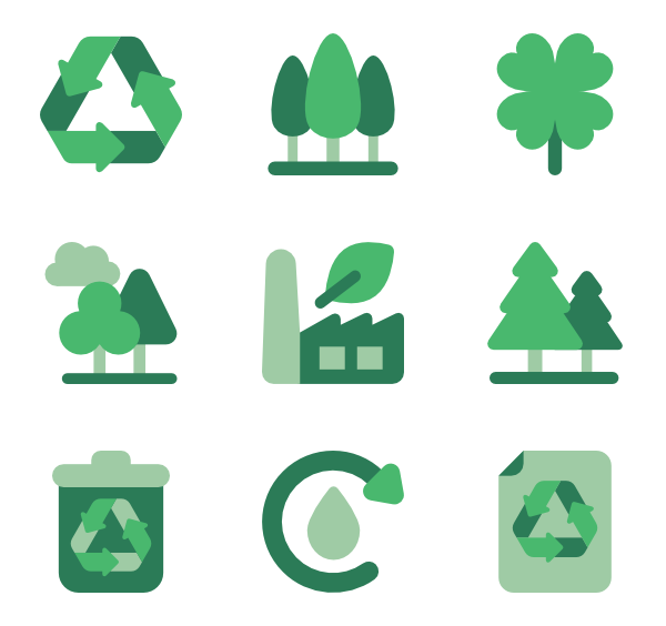 141 recycle icon packs.