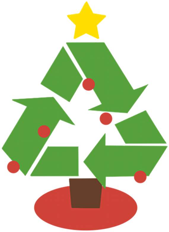 Christmas tree recycling drop.