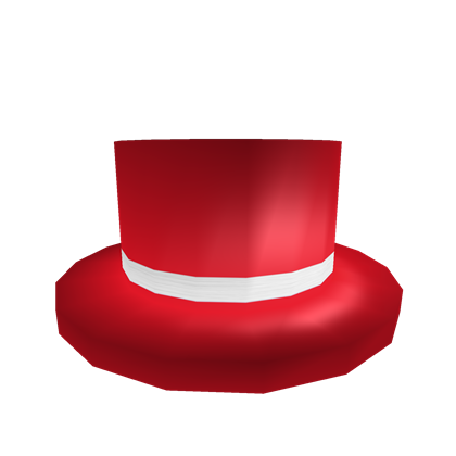 White Banded Red Top Hat.