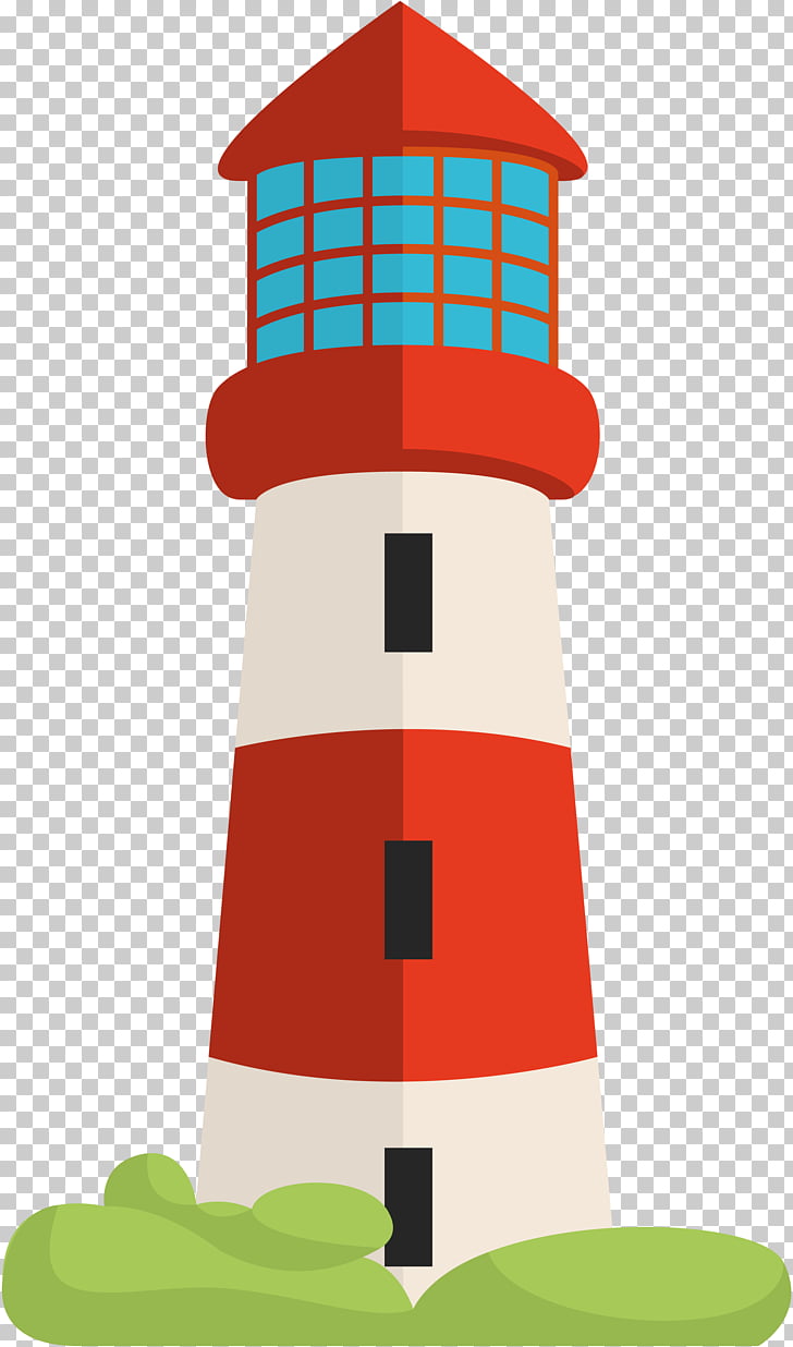 Lighthouse , Red And White Stripes PNG clipart.
