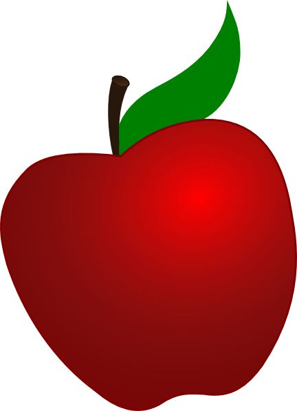 Red Apple Clipart Free.
