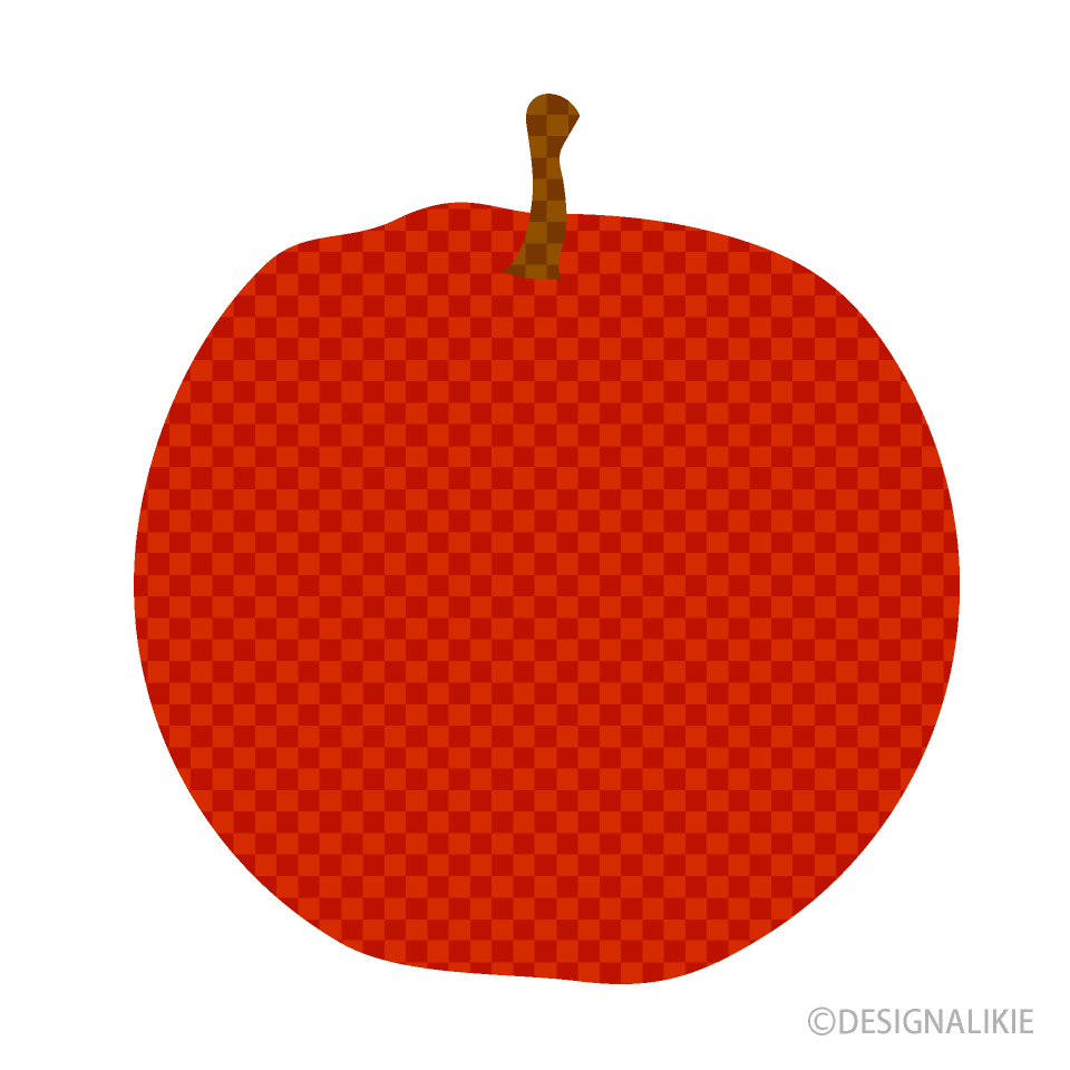 Free Apple Plaid Clipart Image｜Illustoon.