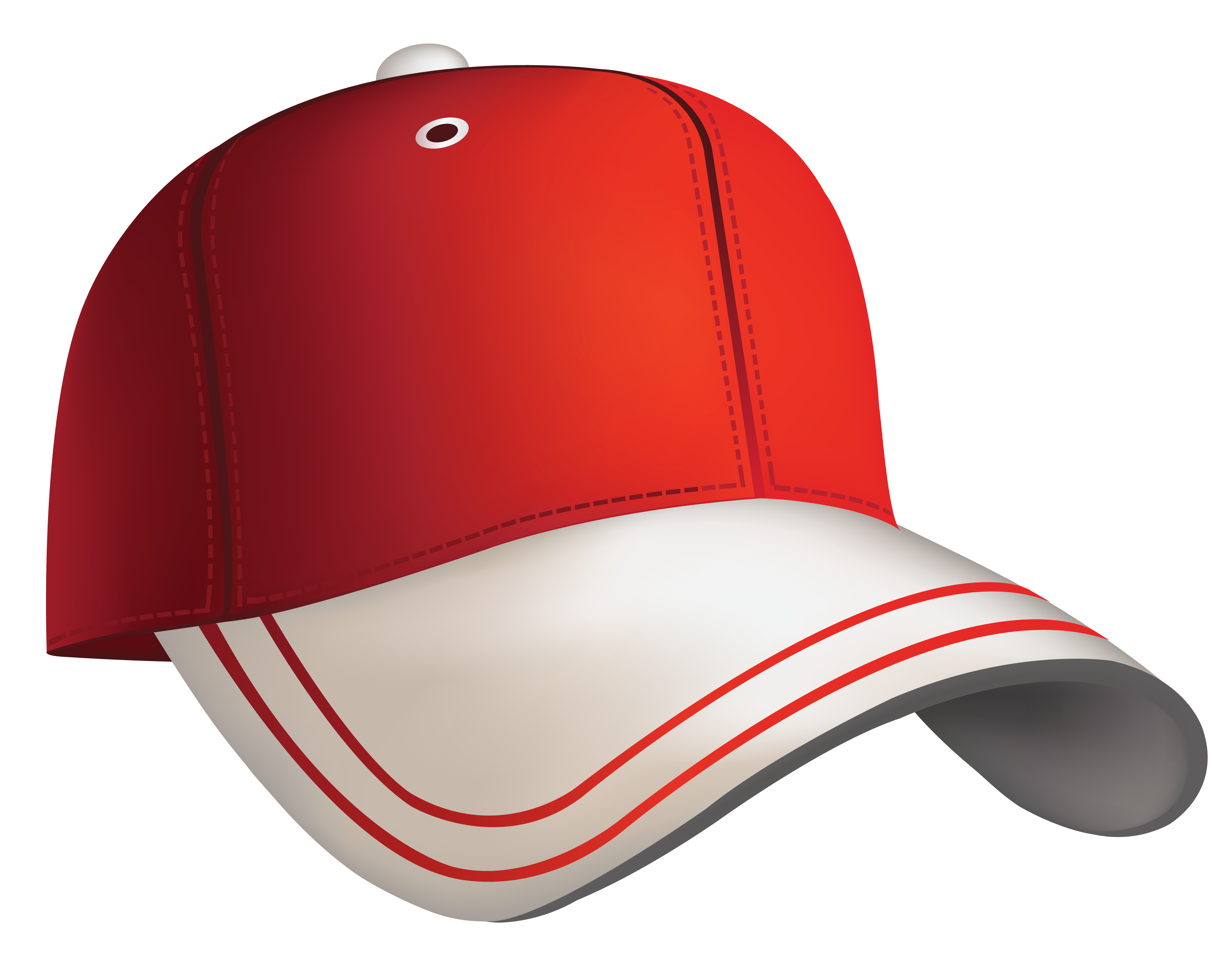 Red Baseball Cap Clipart.