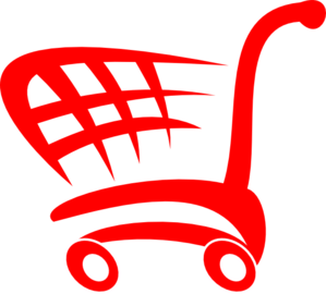 Red Basket clip art.
