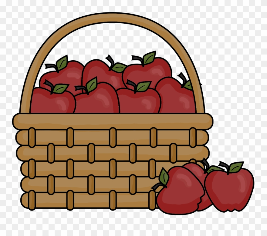Apple Basket Clip Art.