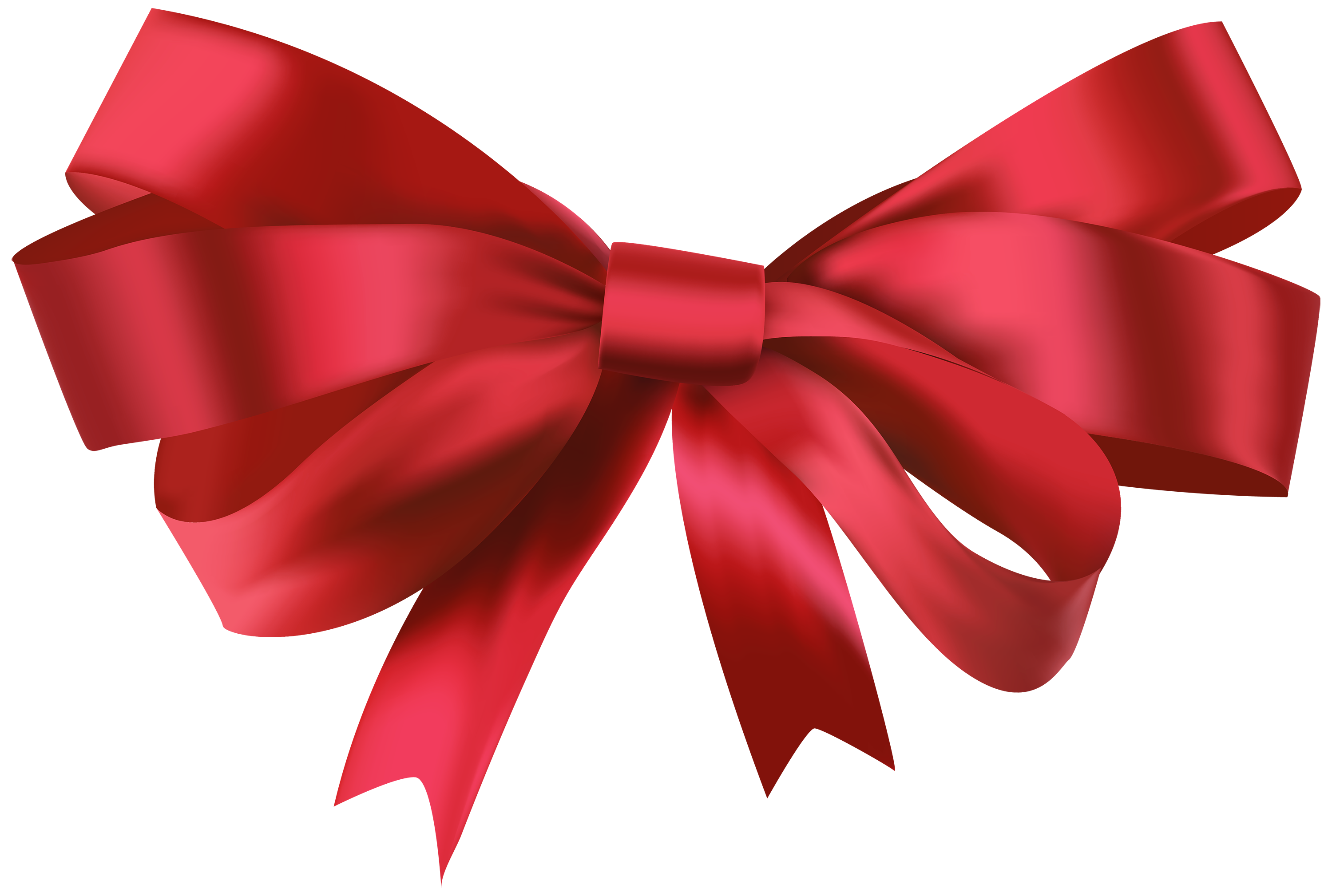 Red Bow PNG Clipart.