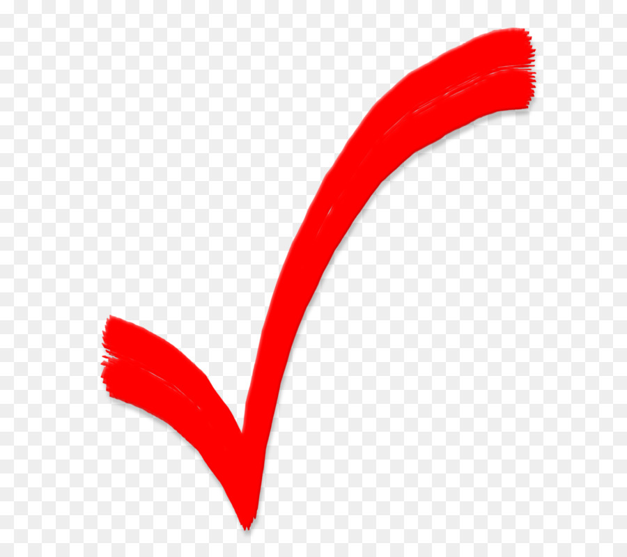 Red Check Mark png download.