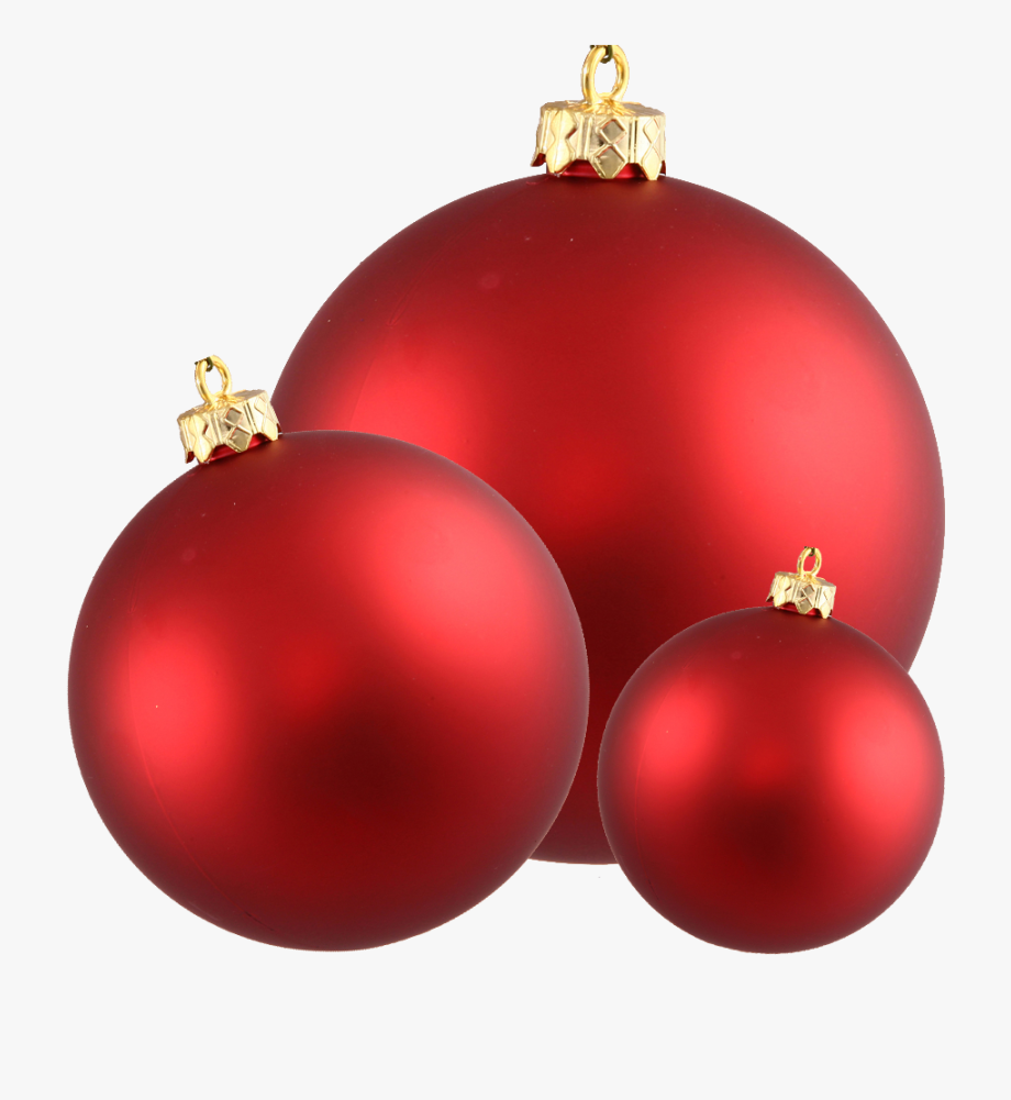 Red Christmas Ornament Clipart.