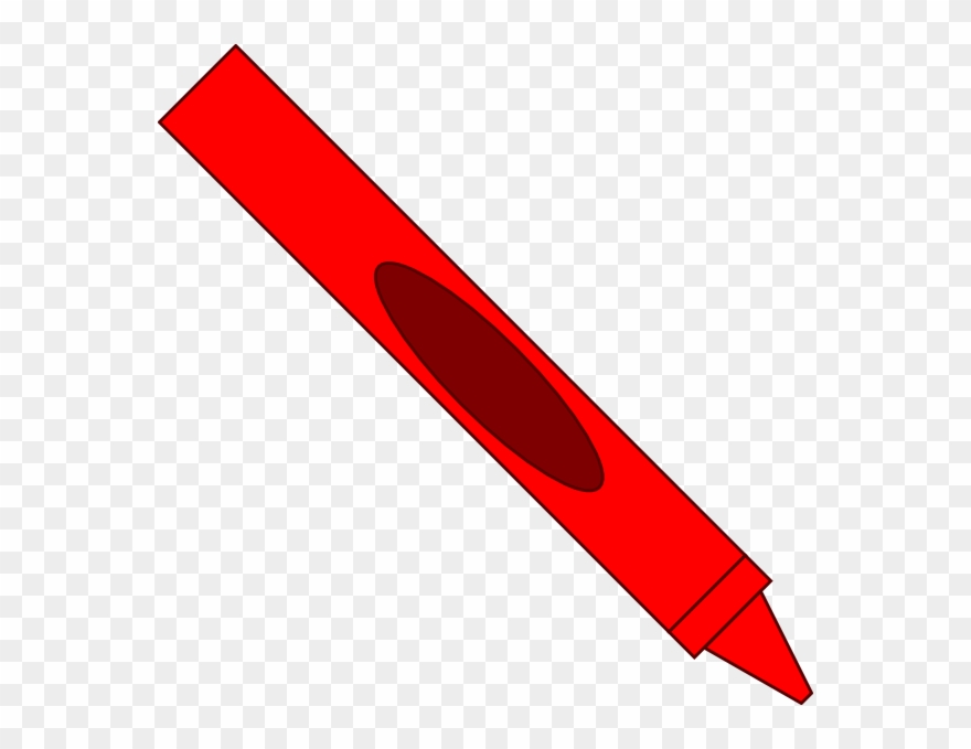 Clipart Of Red And Crayon Other.