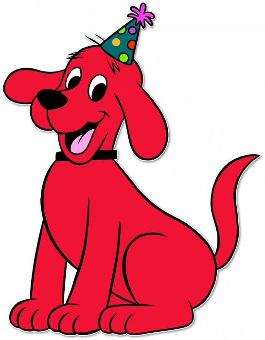 Red dog clipart.